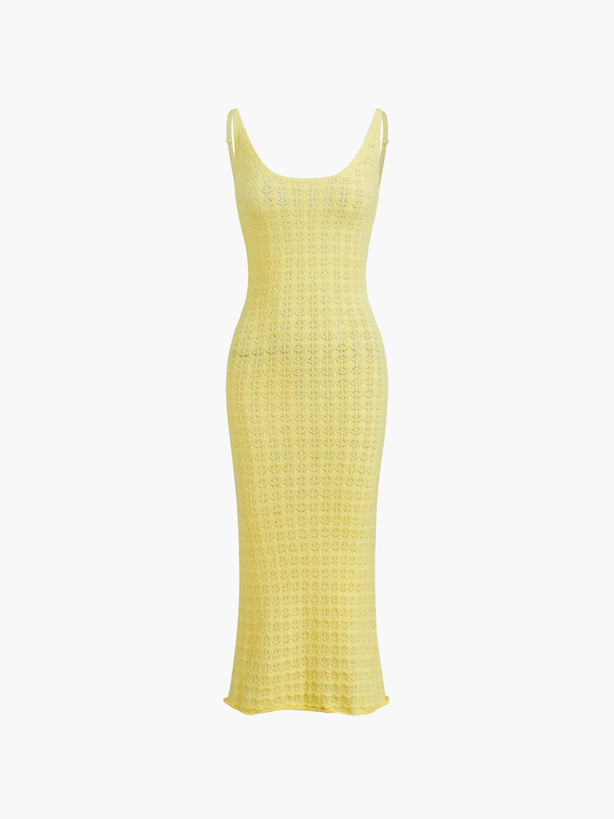 Leisure Pointelle Midi Dress