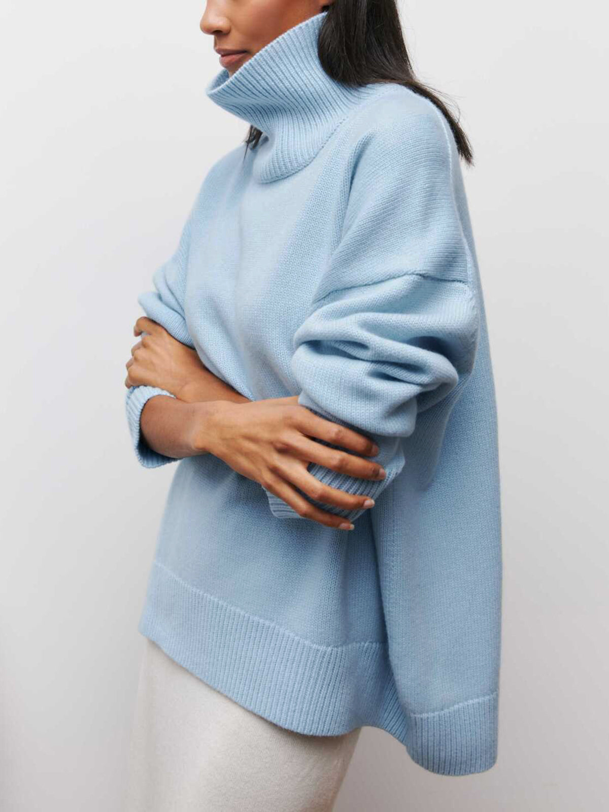 Molnfri Sky Turtleneck Oversized tröja