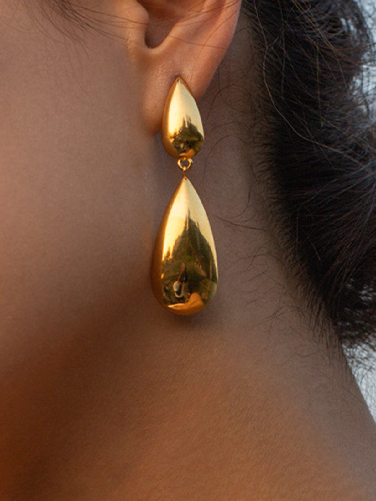 Double Teardrop Earrings