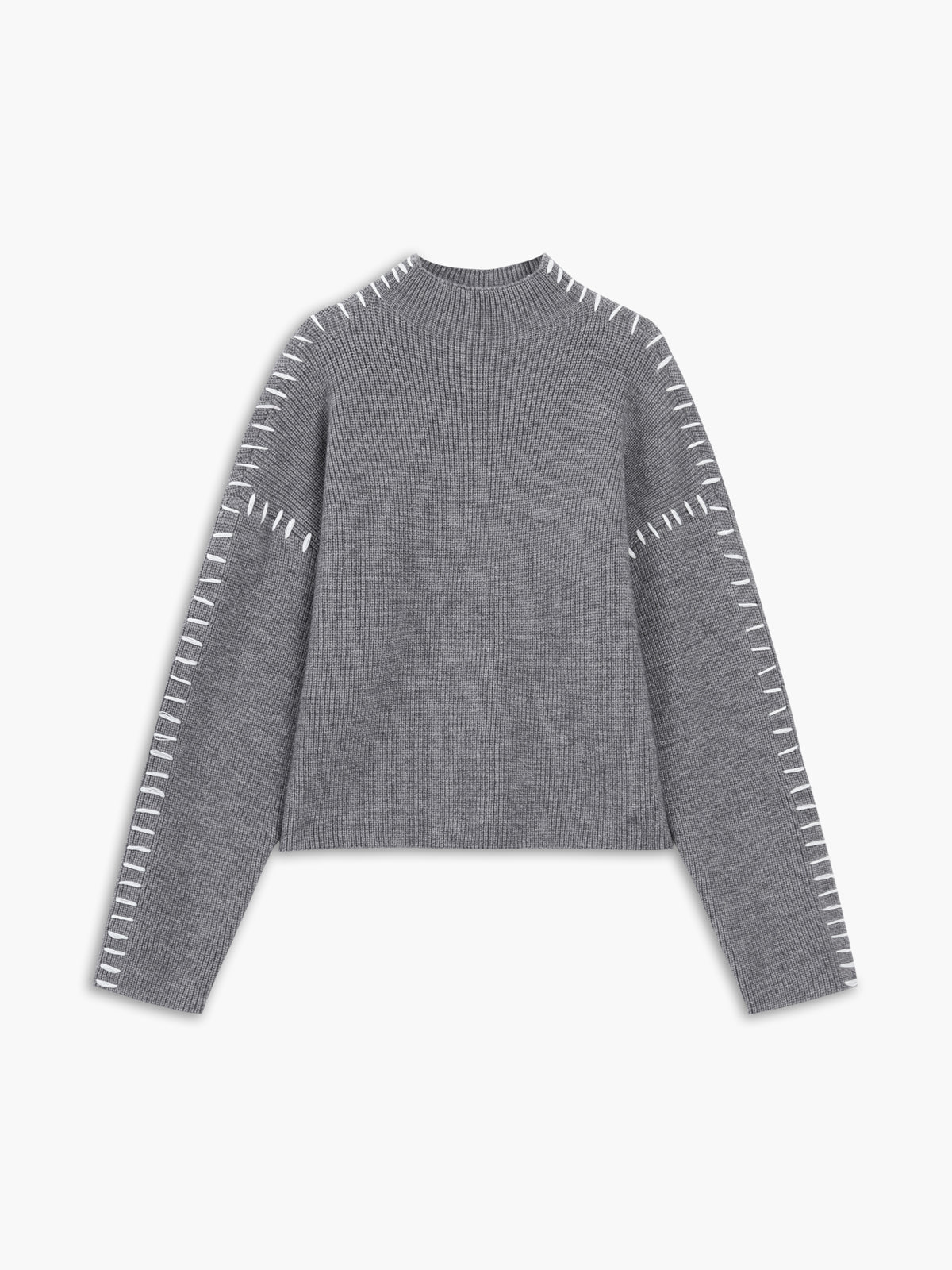 Shift The Focus Oversized Mock Neck Sweater