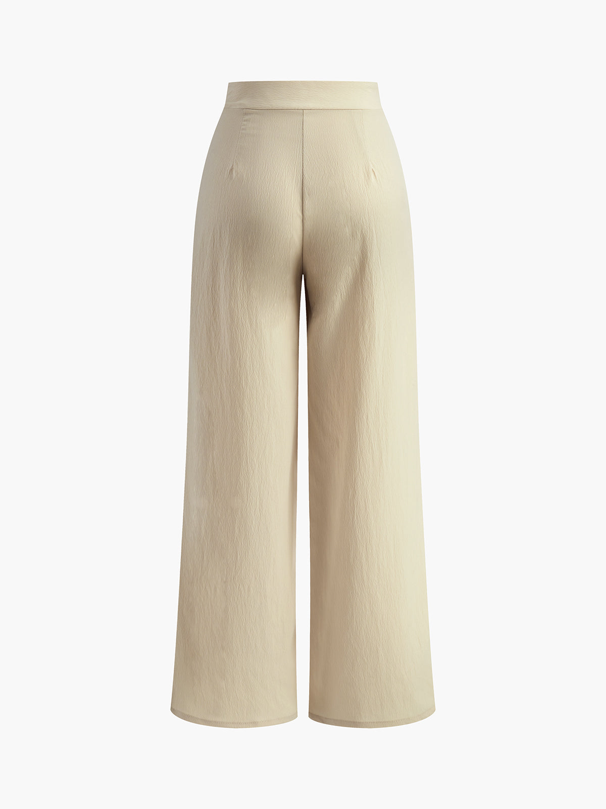 Casual Pleated Wide Leg Pants