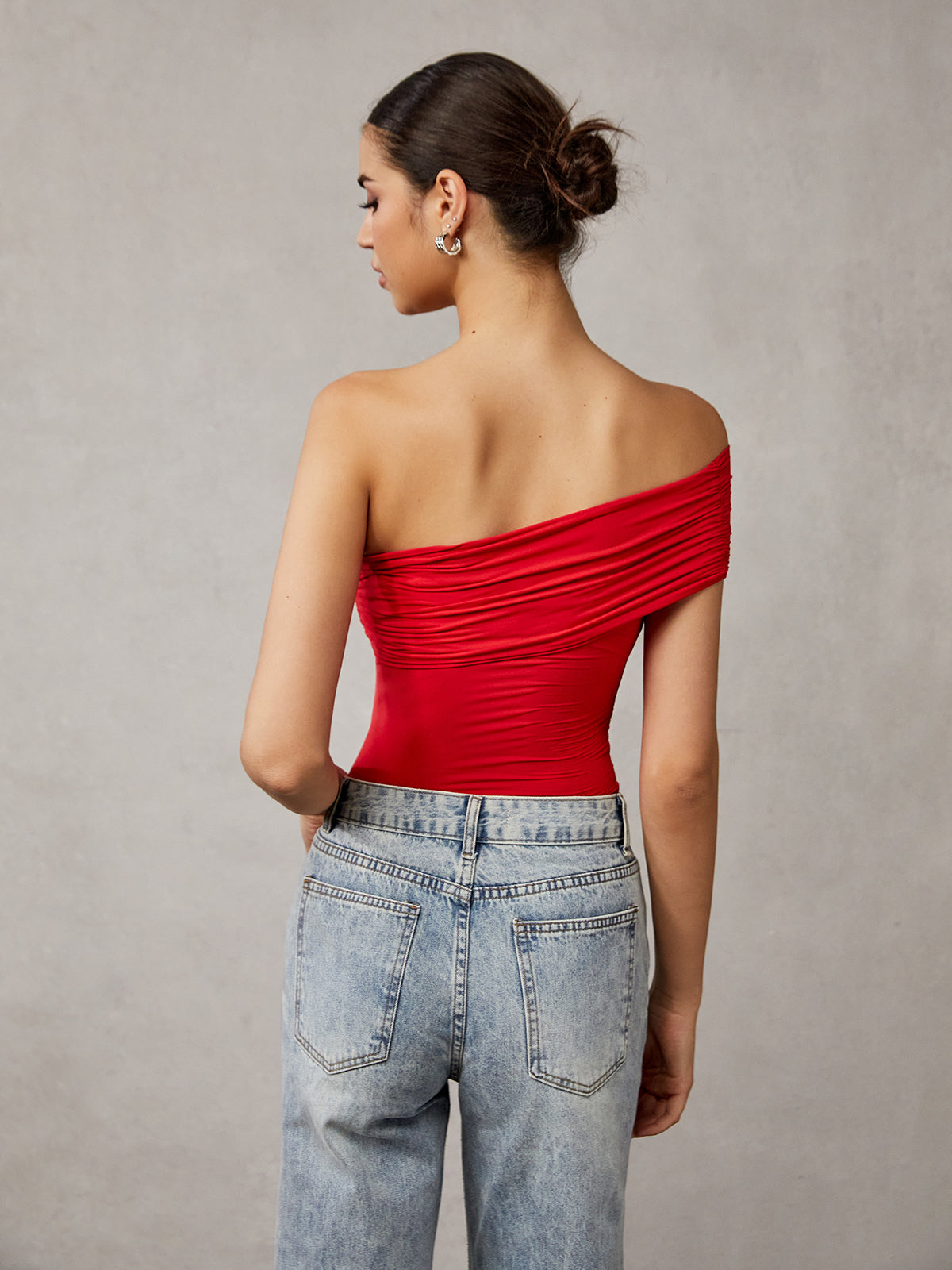 Asymmetrical One Shoulder T-Shirt