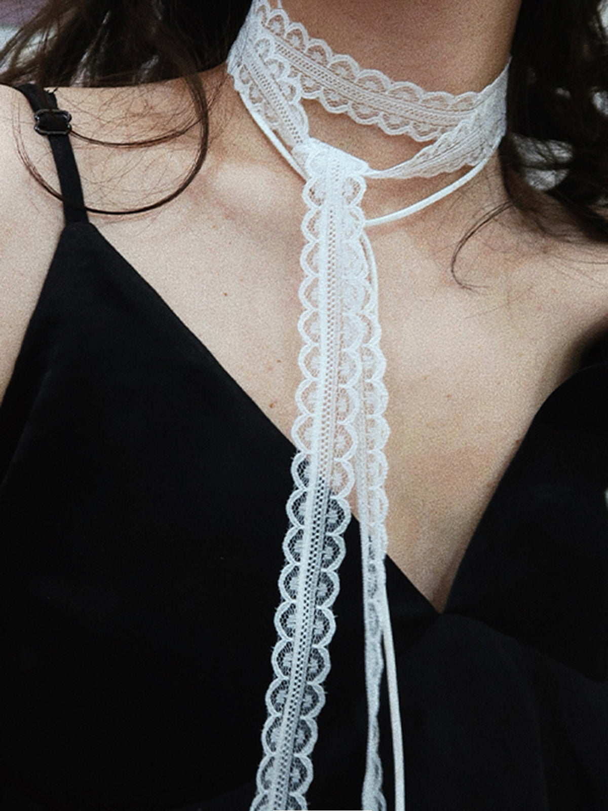 Lace Scarf Necklace