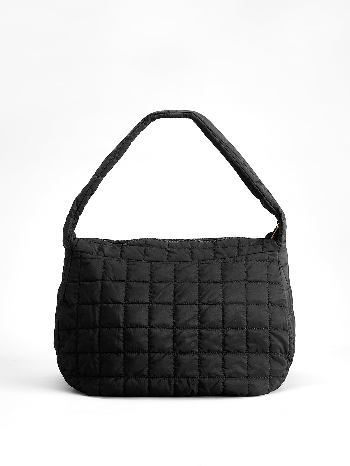 Plaid Large Puffer Shoulder Cloud Bag