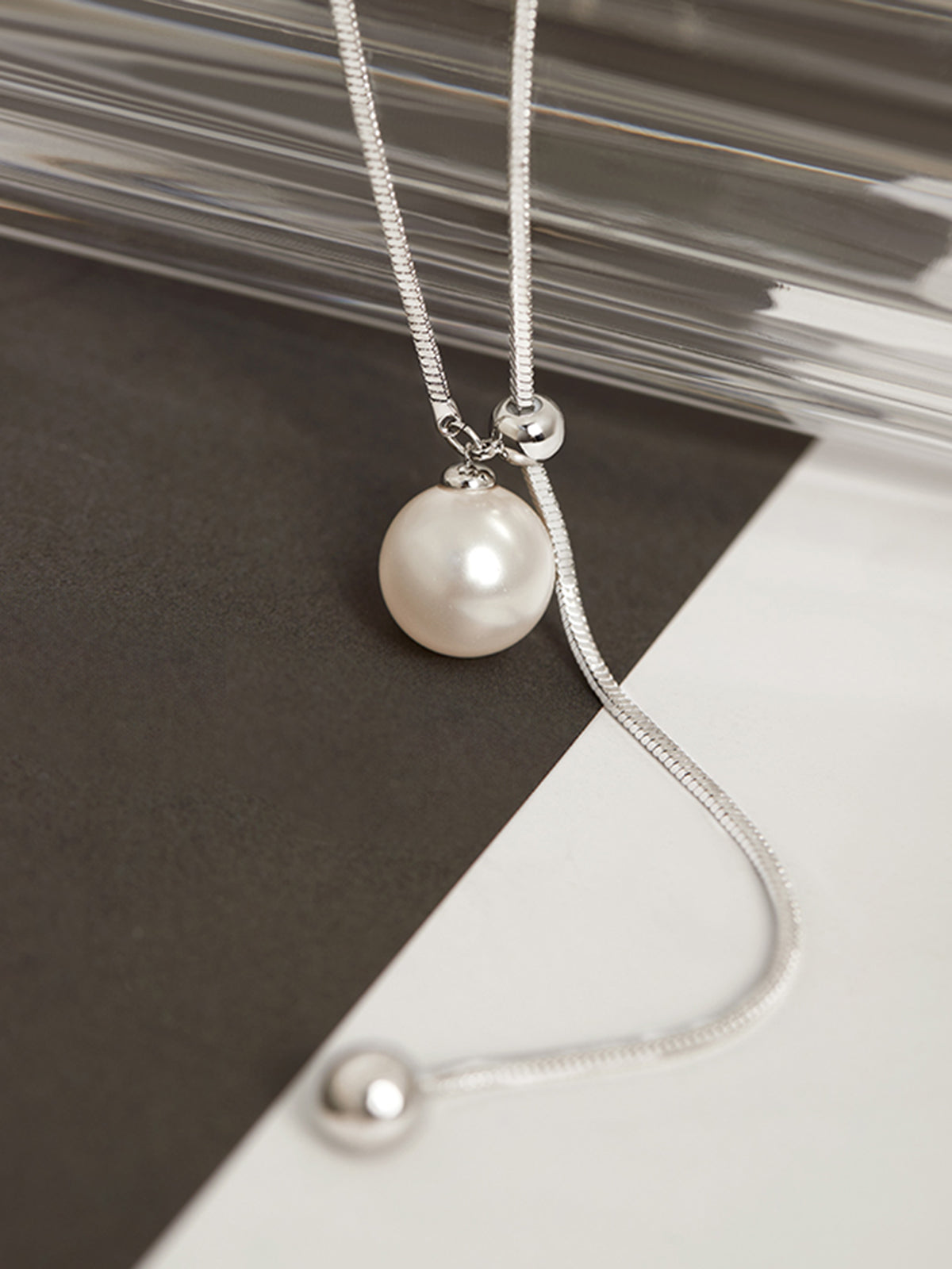 Pearl Lariat Y-Shape Necklace