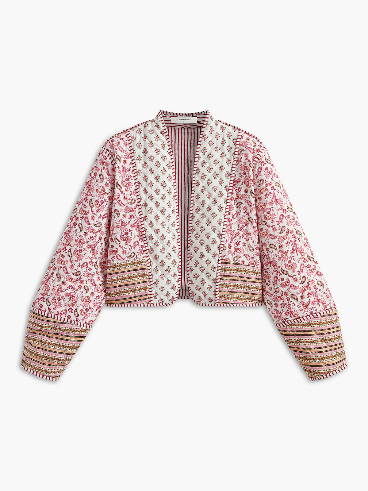 Floral Embroiled Double-Sided Winter Coat