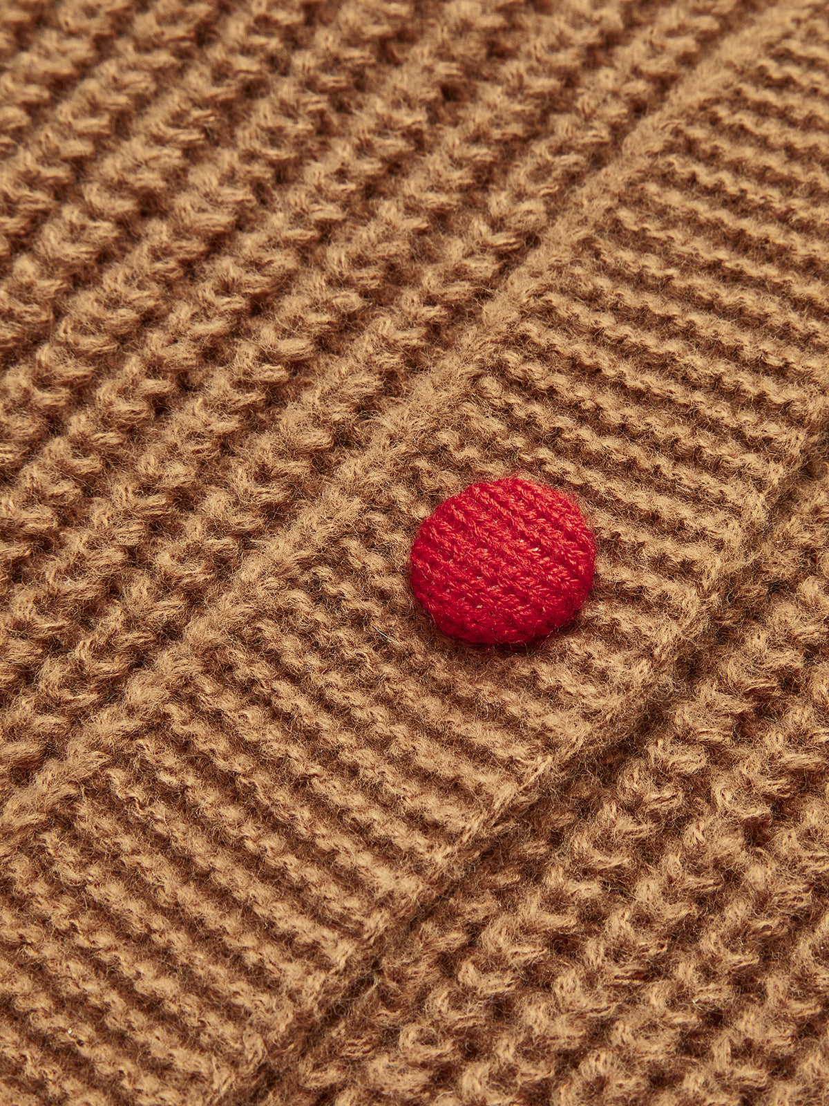 Strawberry Embroiled Button Cardigan