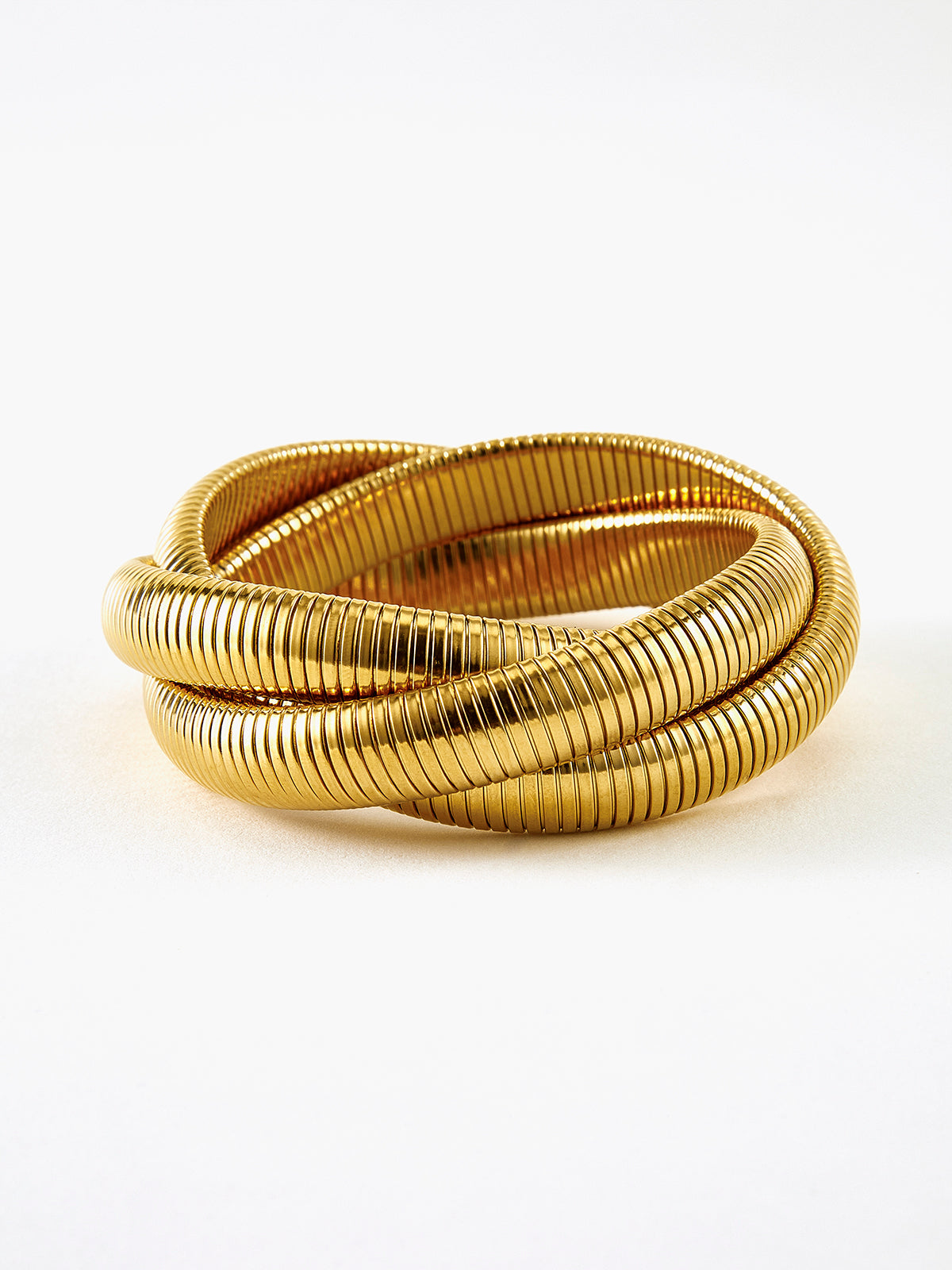 Triple Hoop Twist Bracelet