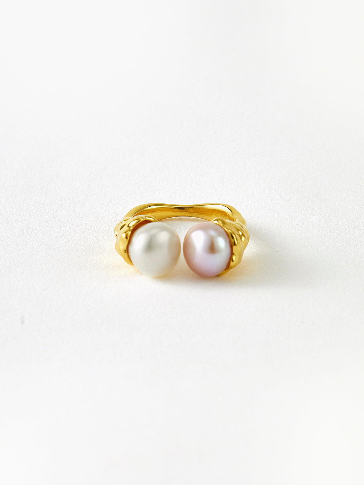 Elegant Pearl Open Ring