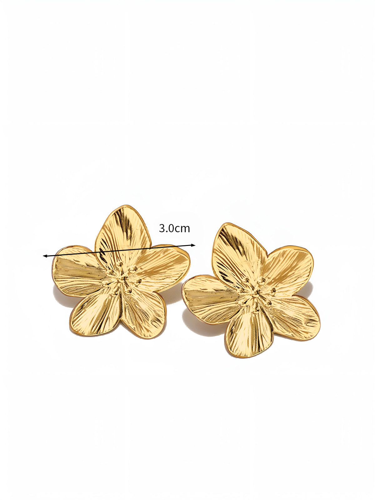 Golden Flower Earrings