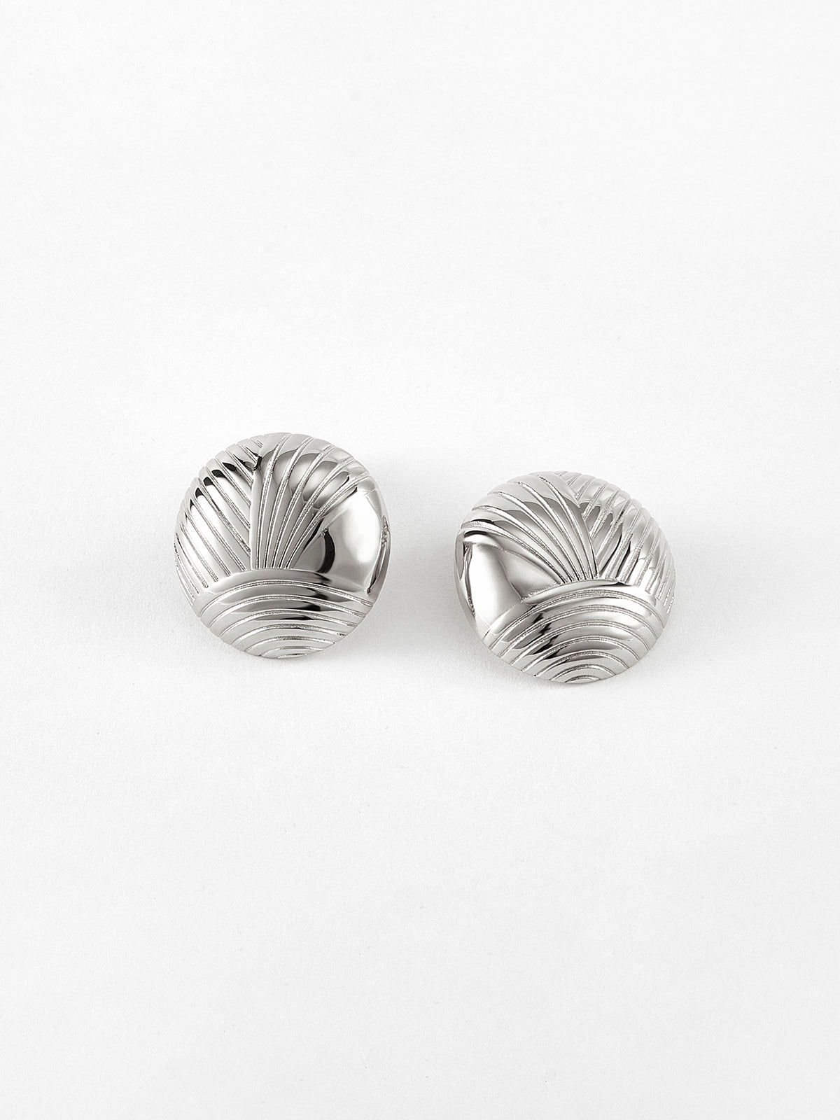 Ripple Oblate Earrings