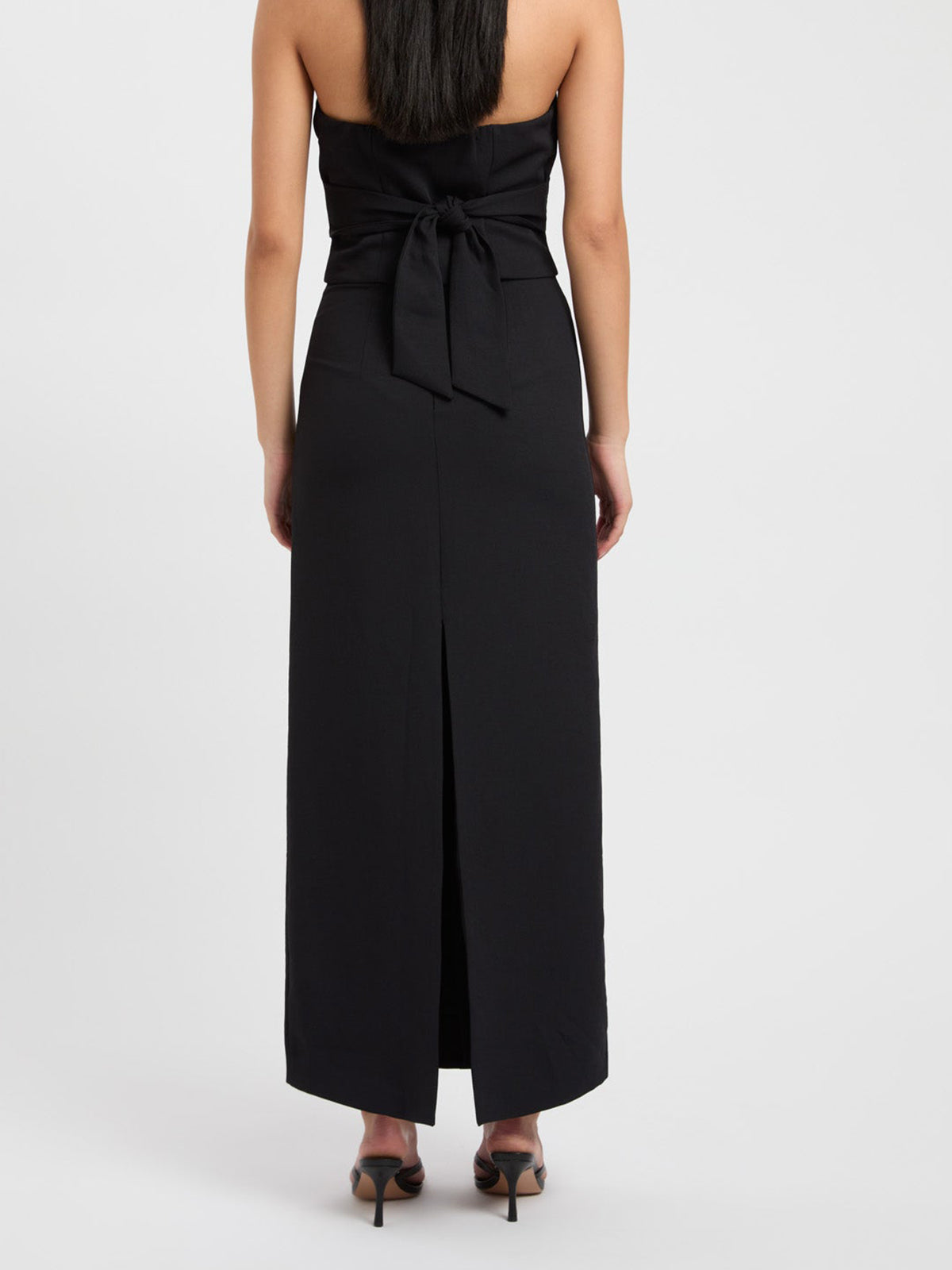 Elegant Slit Back Maxi Skirt Without Belt