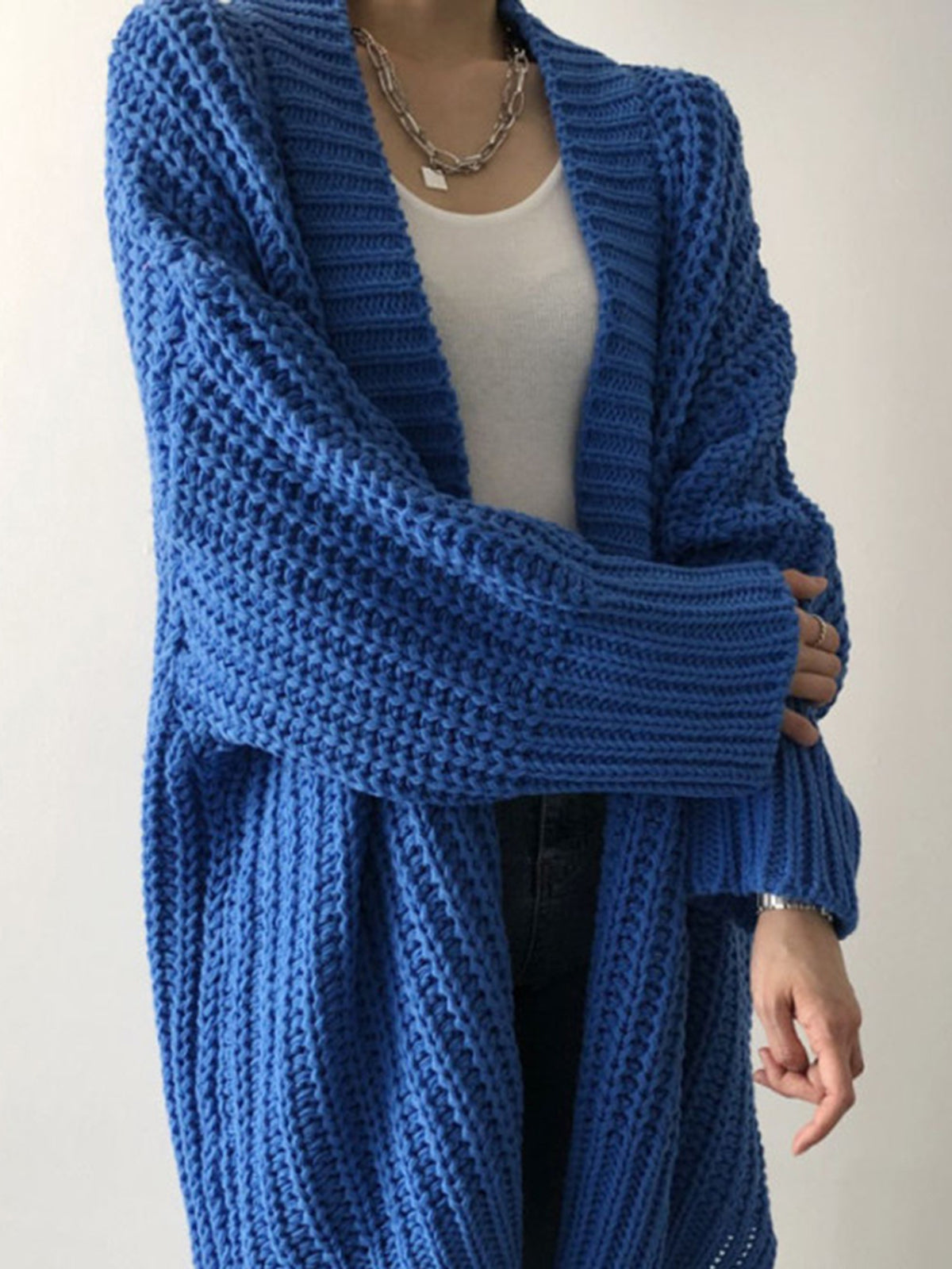 Oversize Split Knit Outerwear