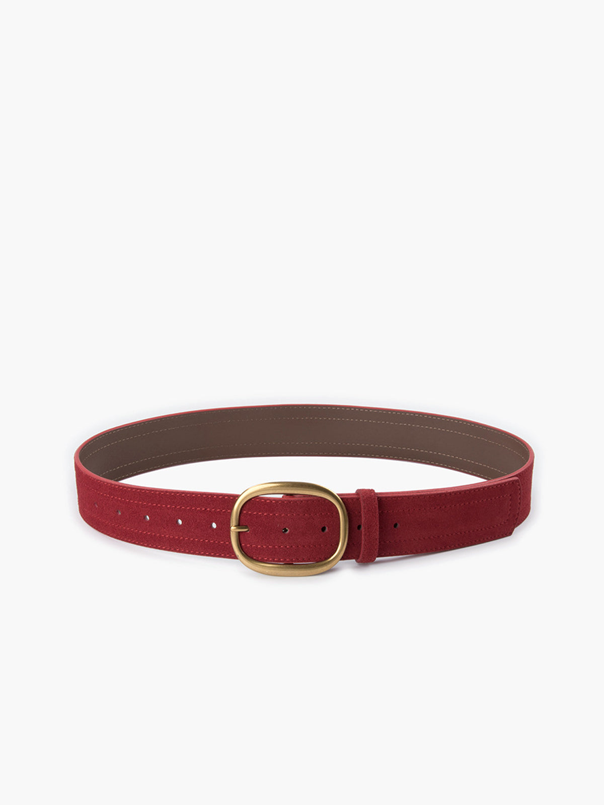 Matte Golden Buckle Belt