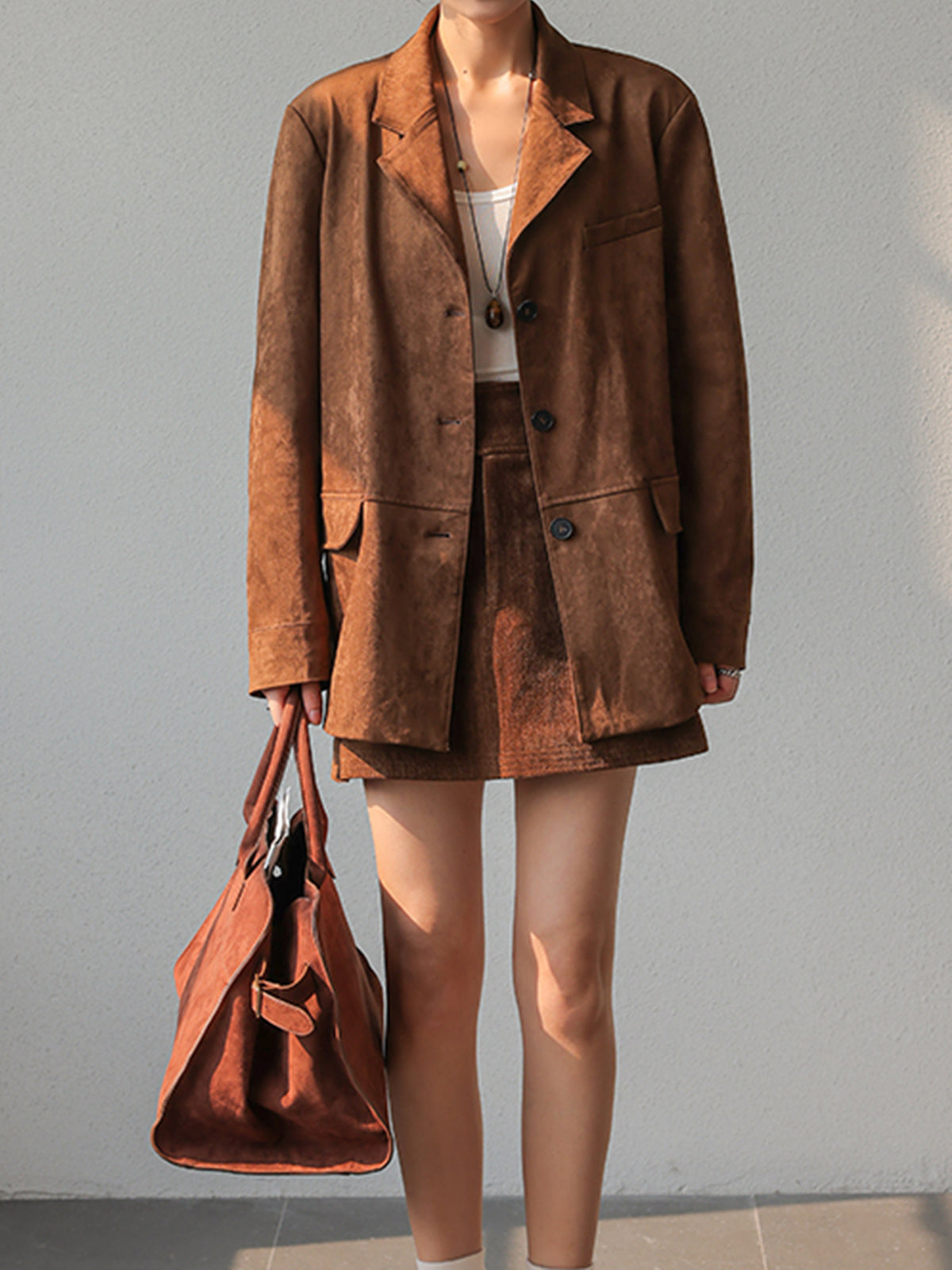 Vintage Suede Blazer