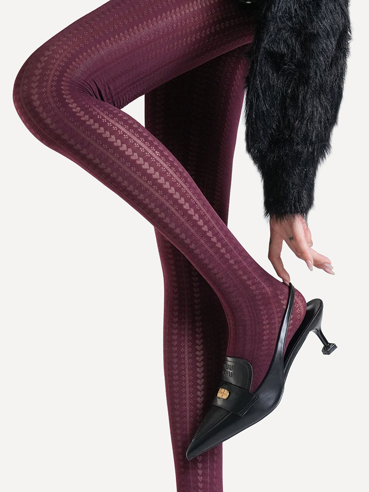 Heart Velvet Total Comfort Tights