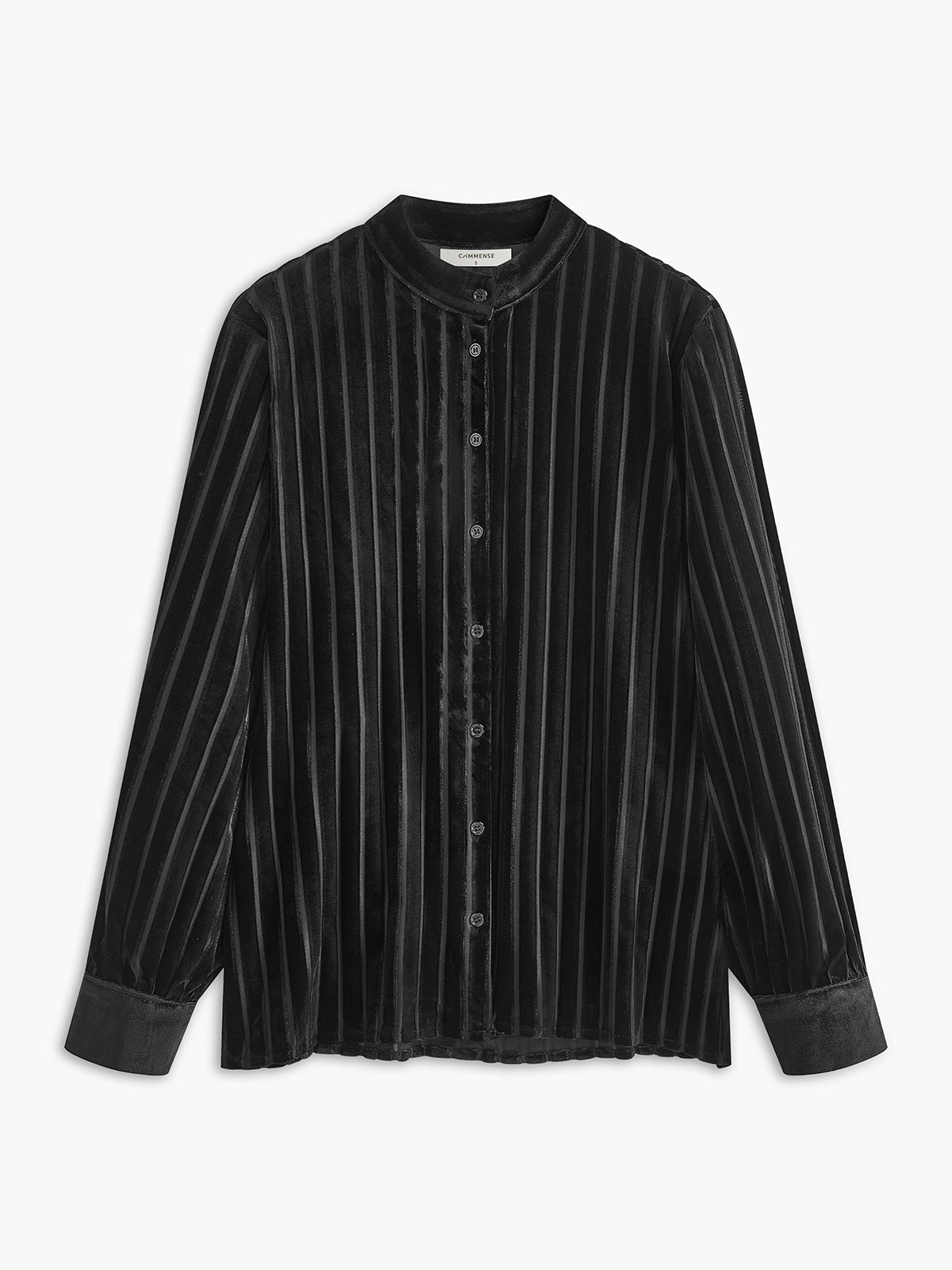 Vintage Pinstripe Button Polo Shirt