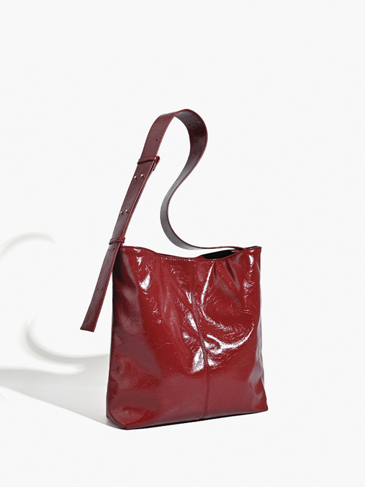 Red Over Size Tote Bag