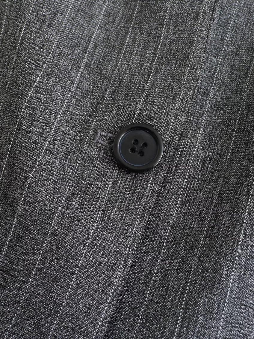 Pinstripe Lapel Blazer