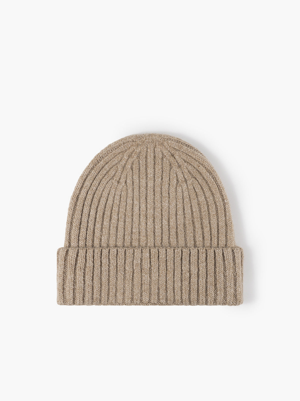 Wool-Blend Ribbed Soft Hat