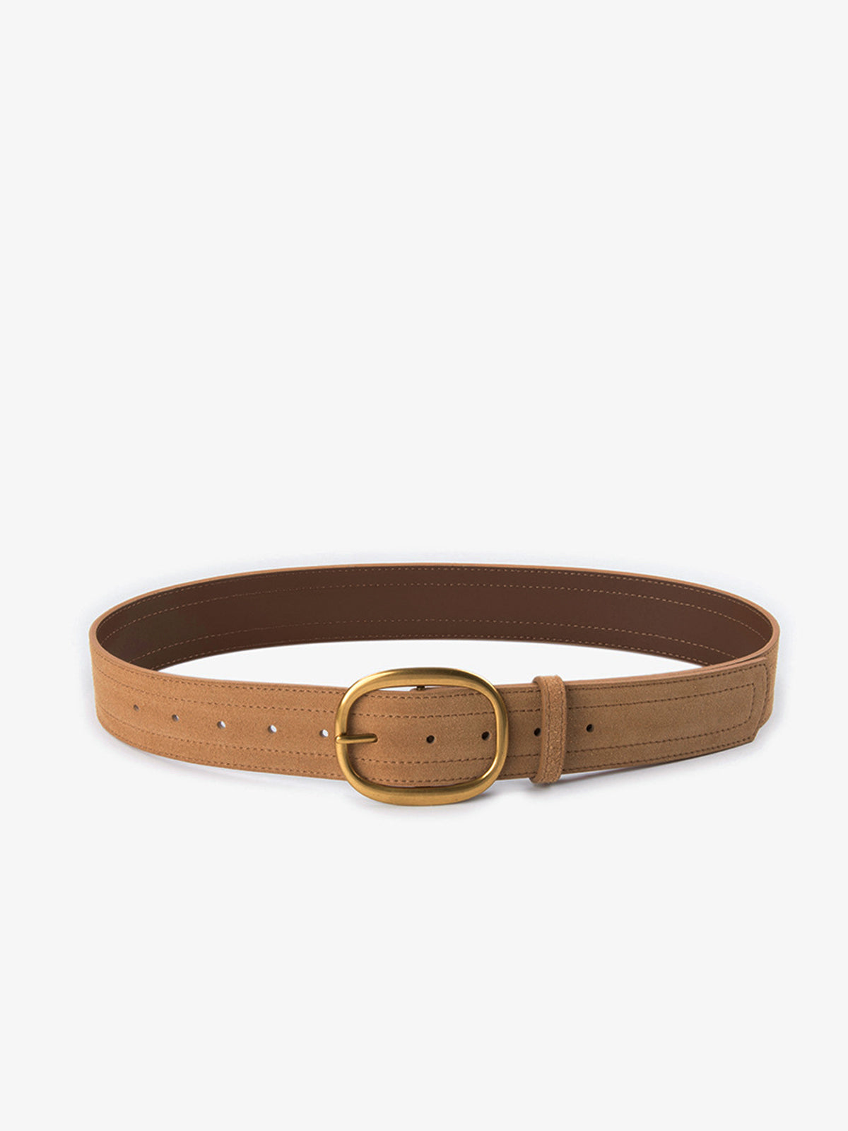 Matte Golden Buckle Belt