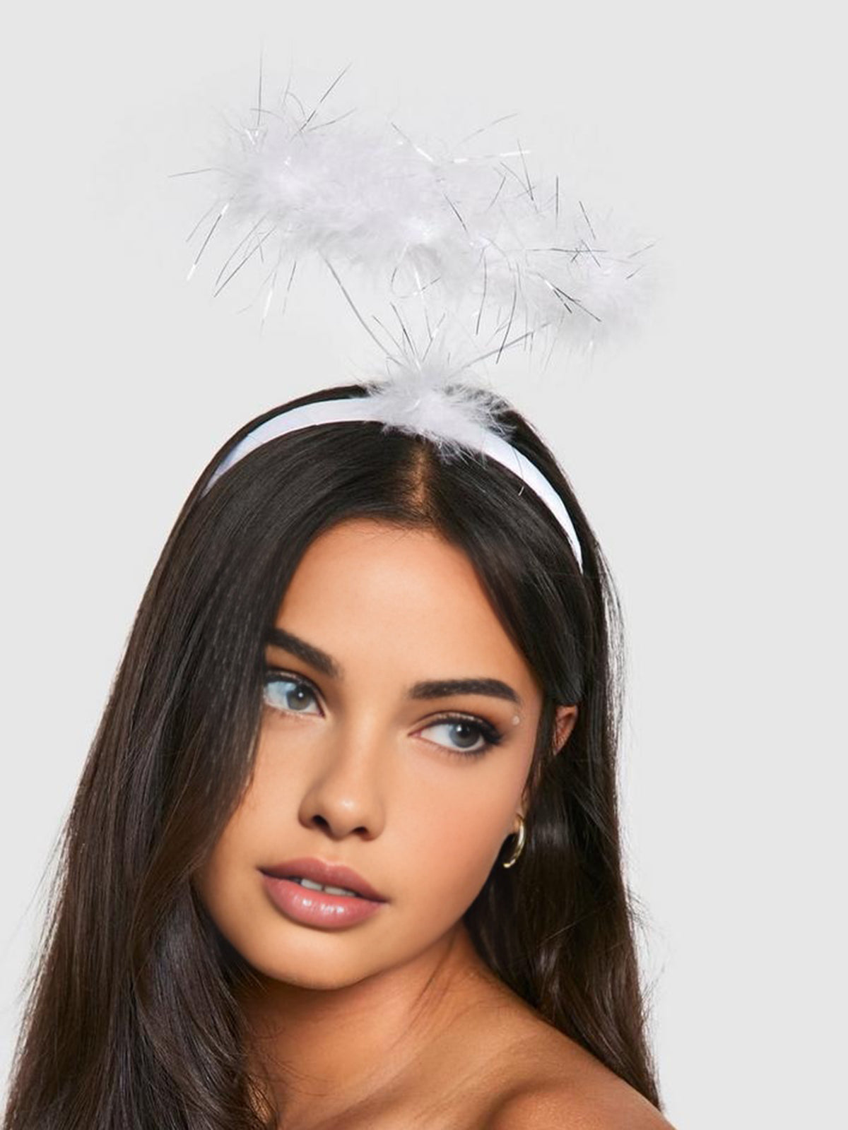 Halloween Heart Feather Headband