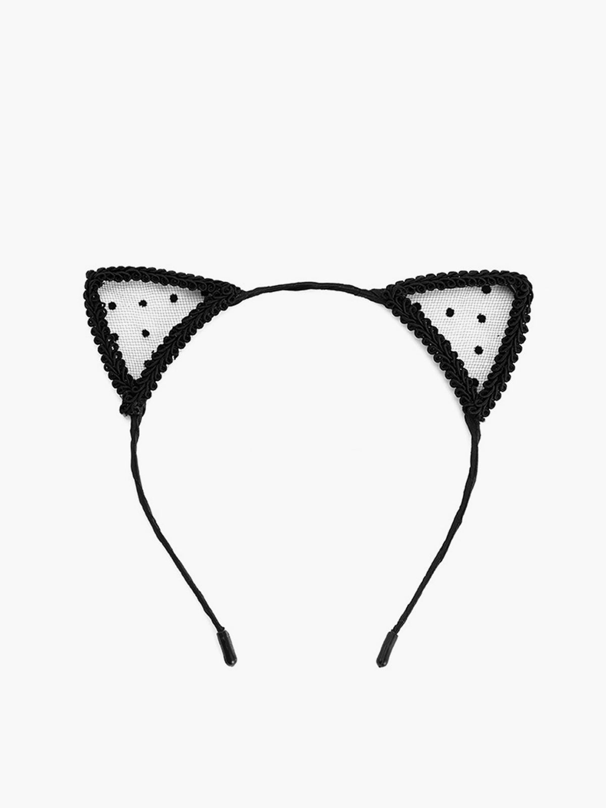 Halloween Angel Lace Cat Ears Headband