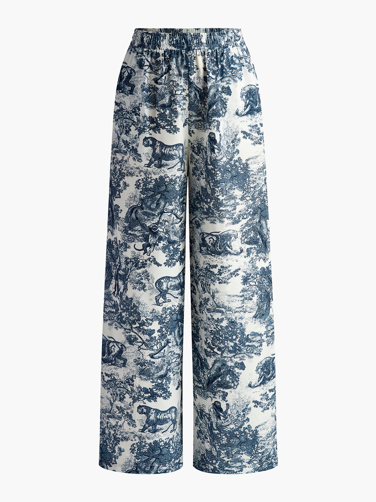 Boheme Printed Elastic Waist Pants