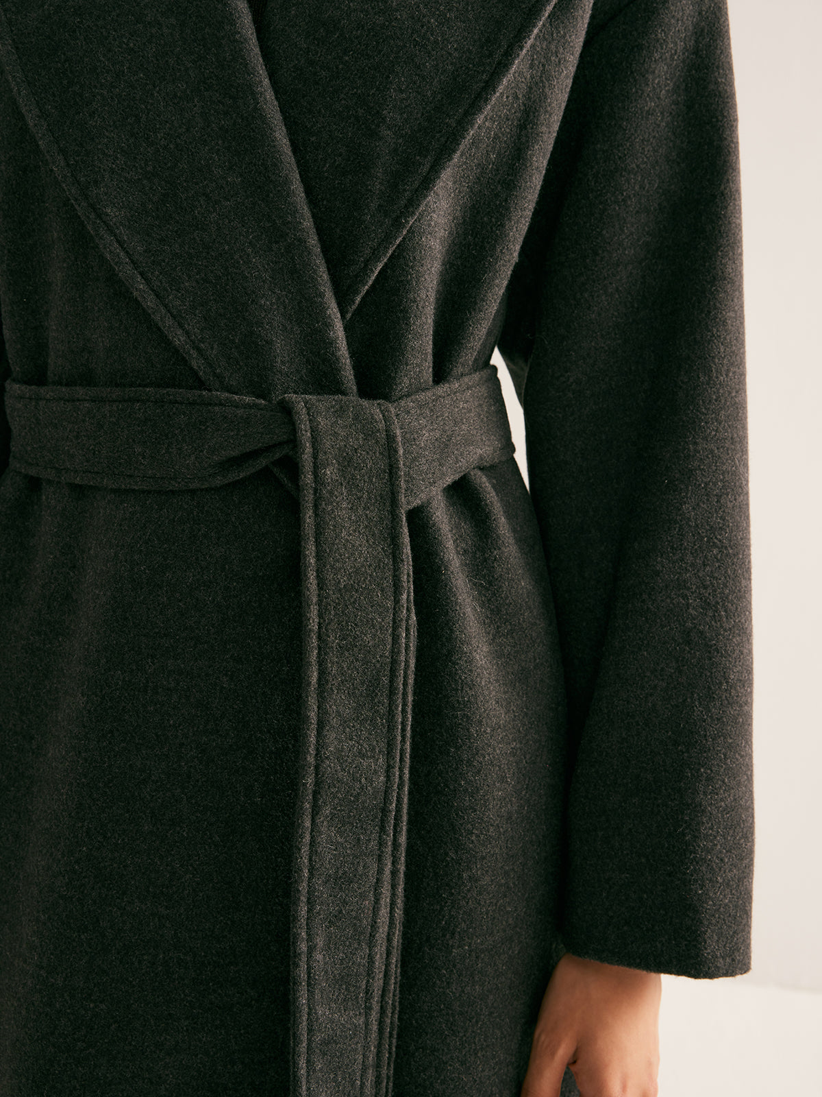 Versatile Belted Long Coat