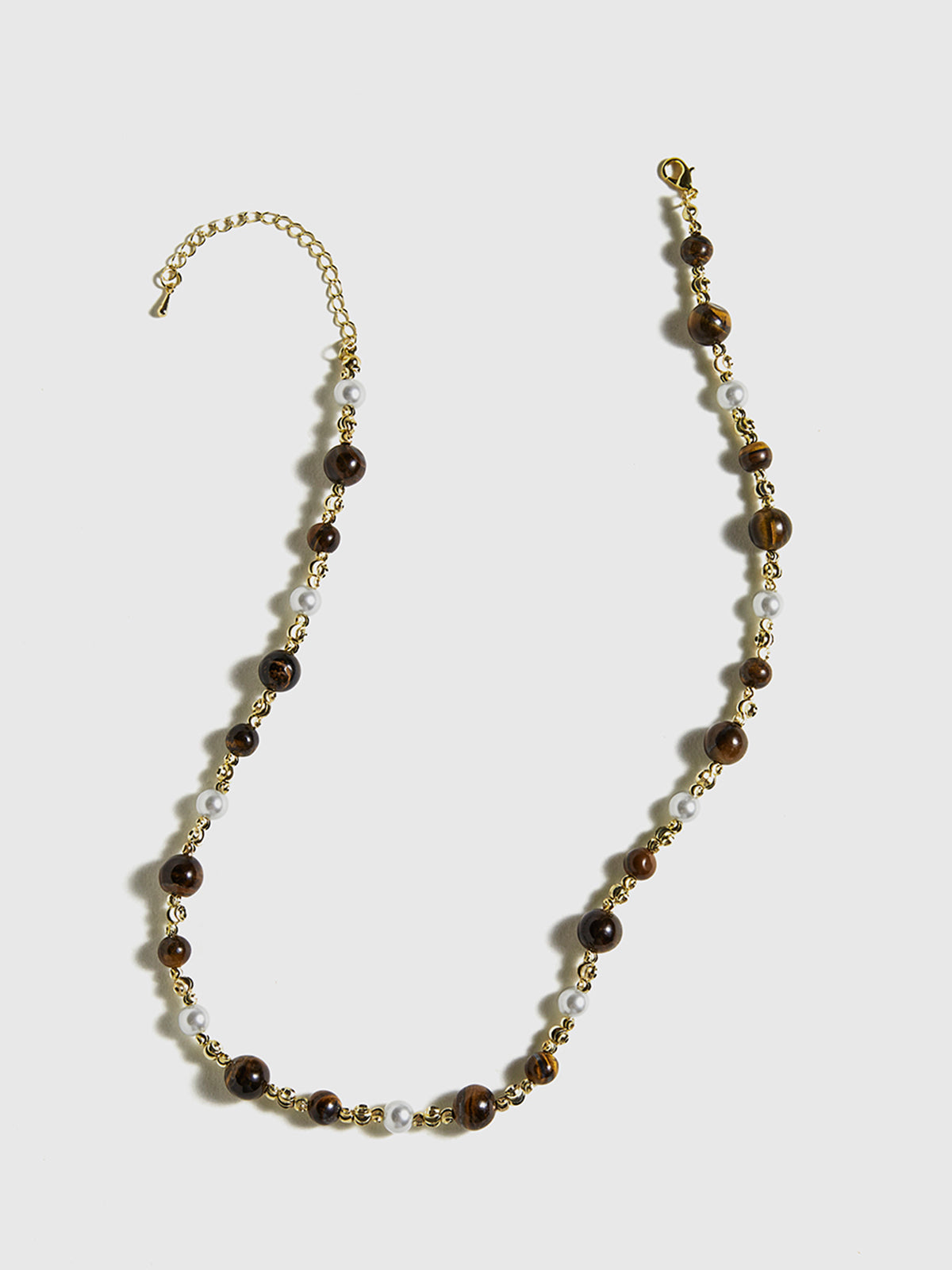 Tiger Eye Stone Choker Necklace