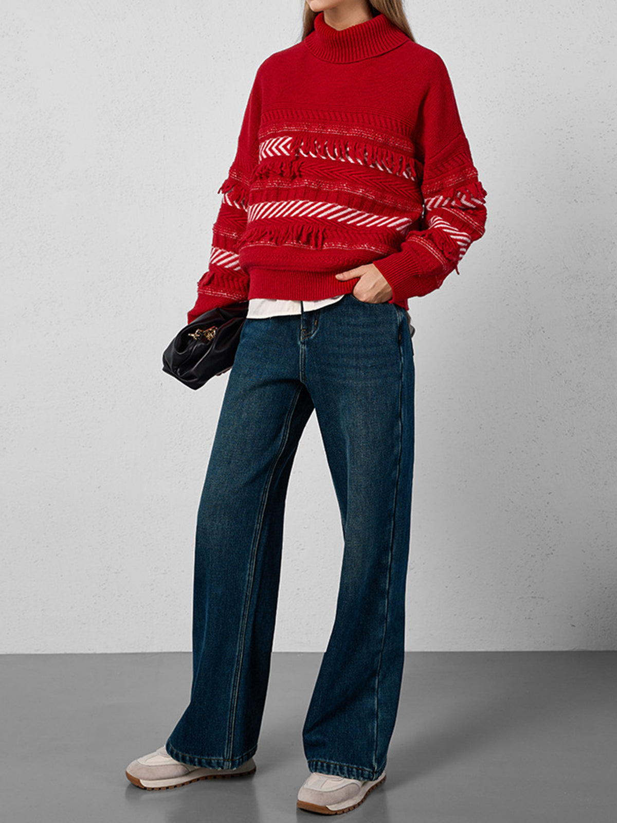 Boheme Wool-Blend Tassel Sweater