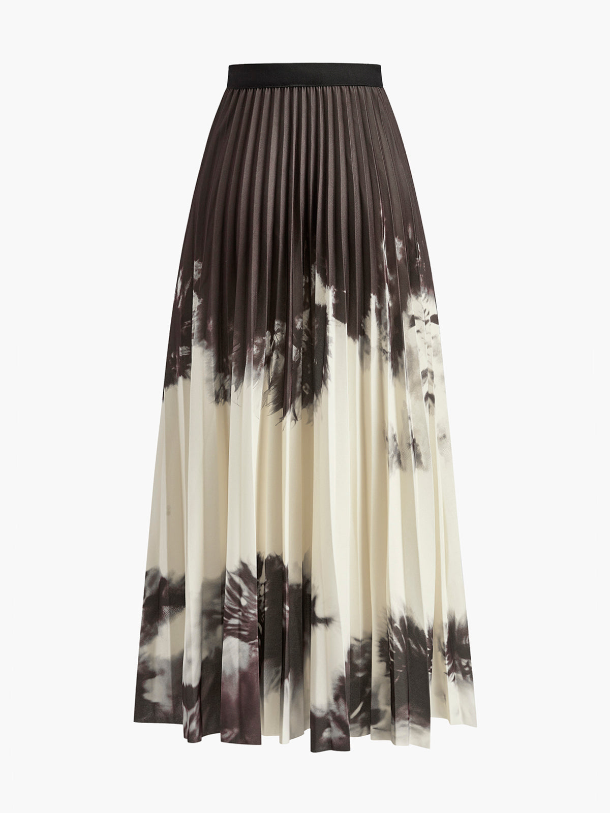 Vintage Tie Dye Pleated Skirt