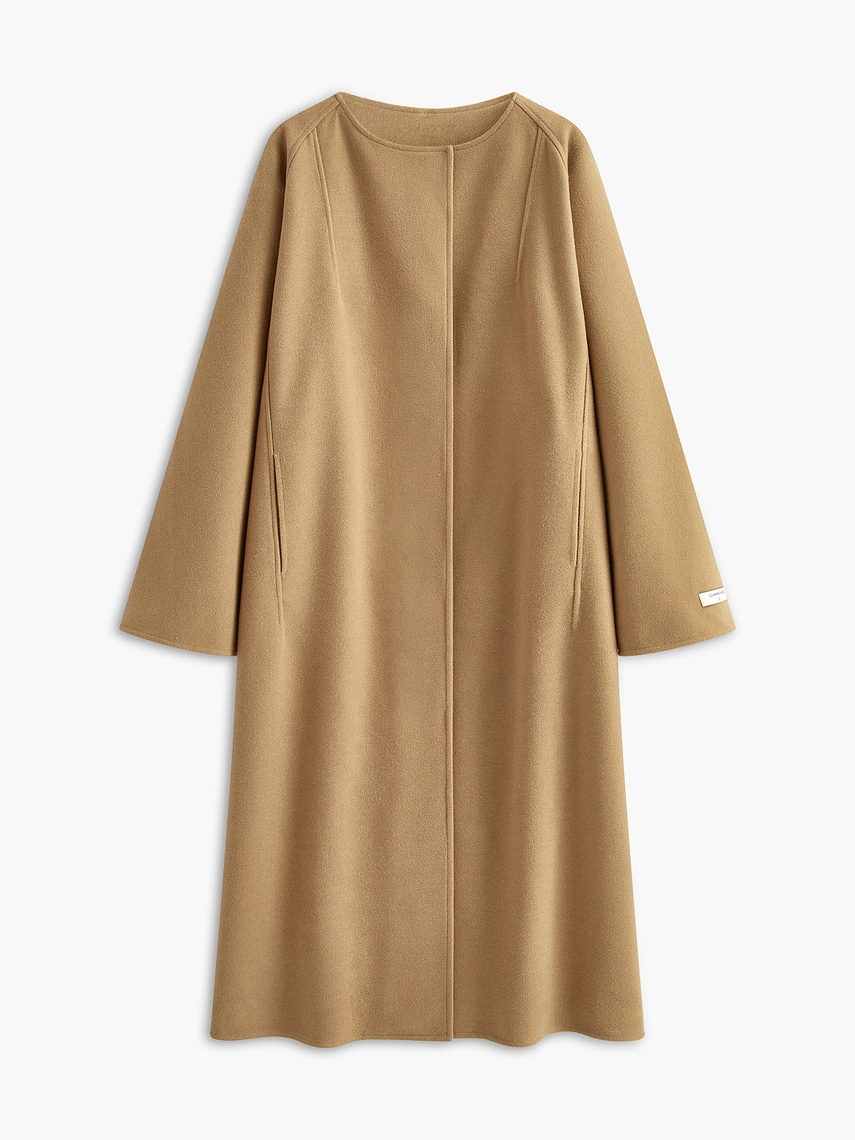 Minimalist Wool Long Coat