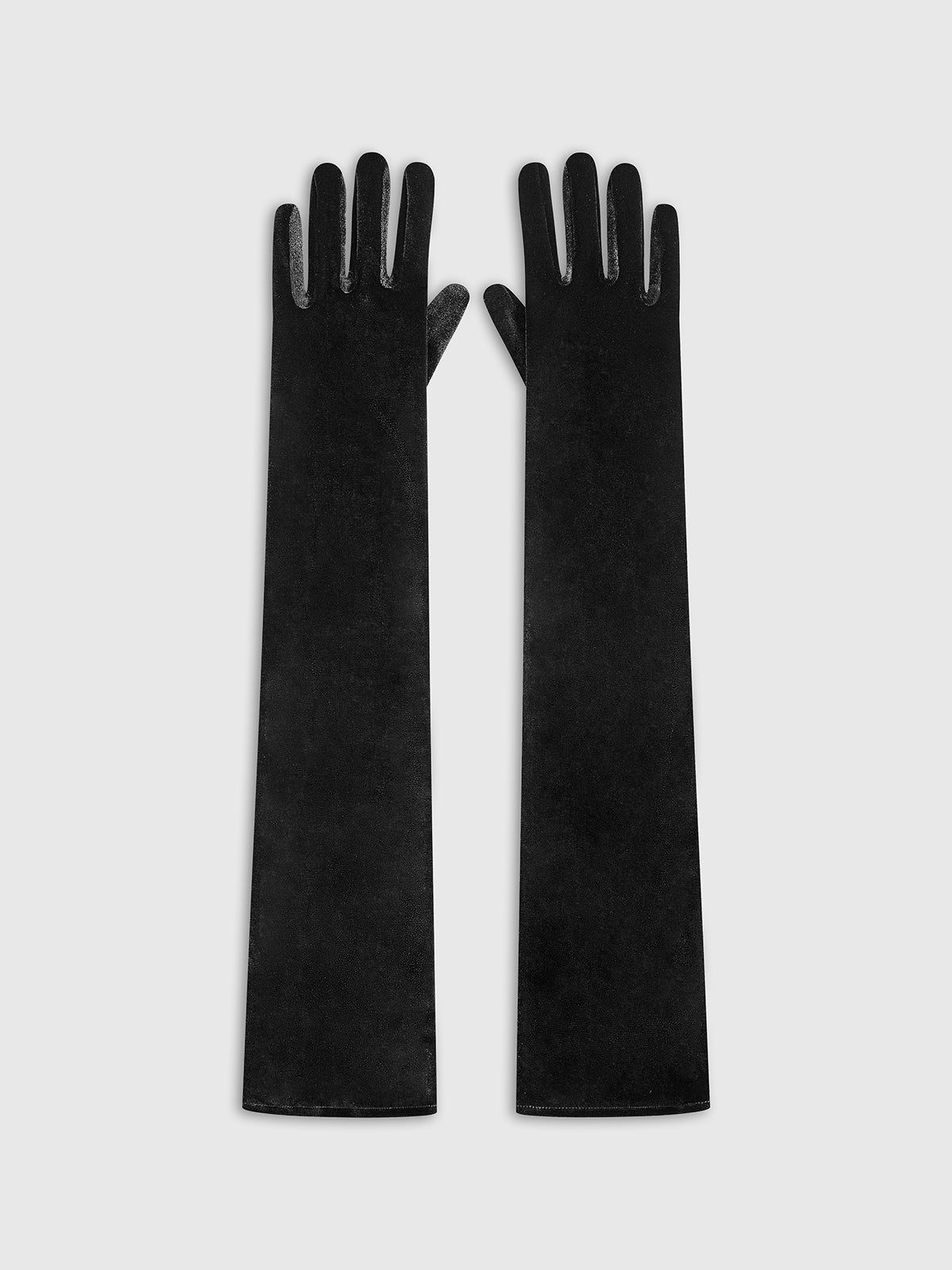 Long Evening Velvet Dress Gloves