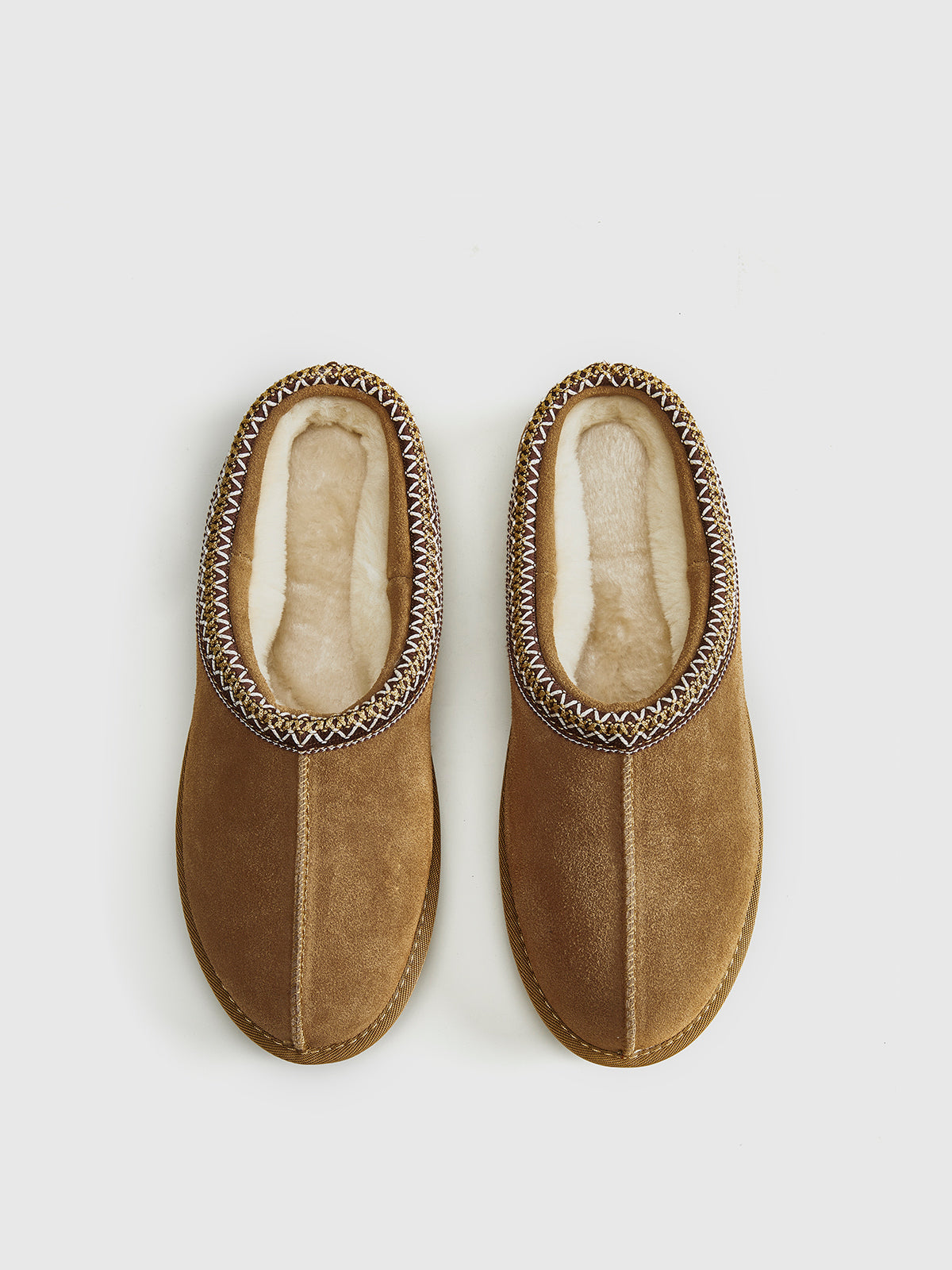 Women Fur Lined Mules Slippers