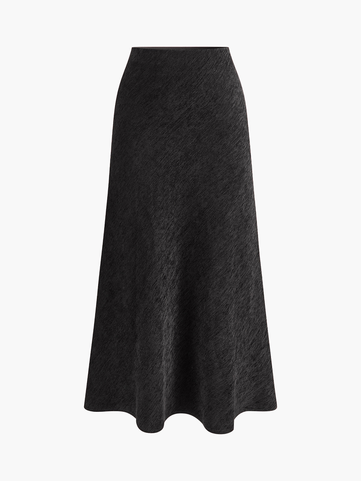 Minimalist Corduroy Draped Skirt