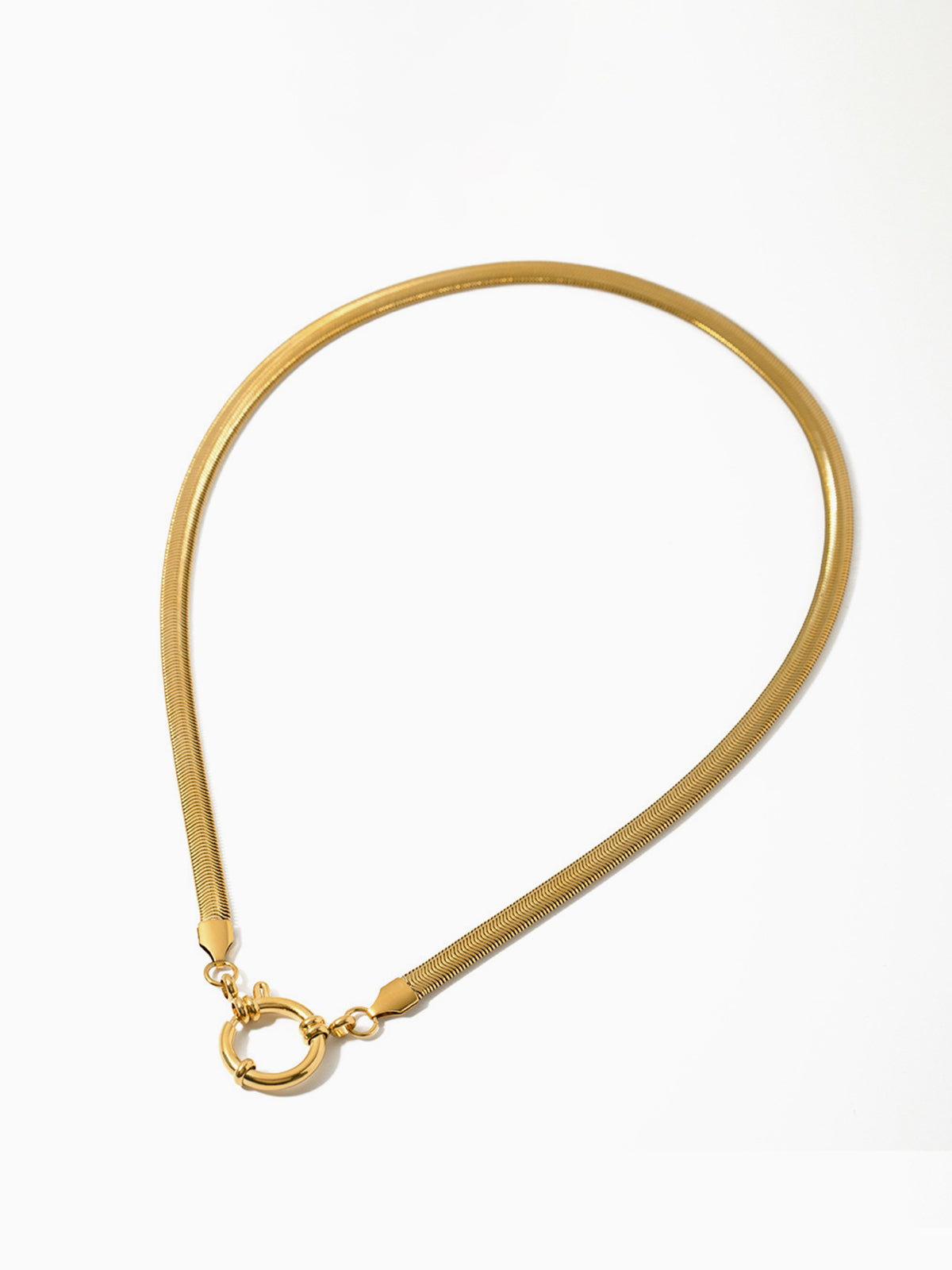 Minimalist Snake-Chain Necklace