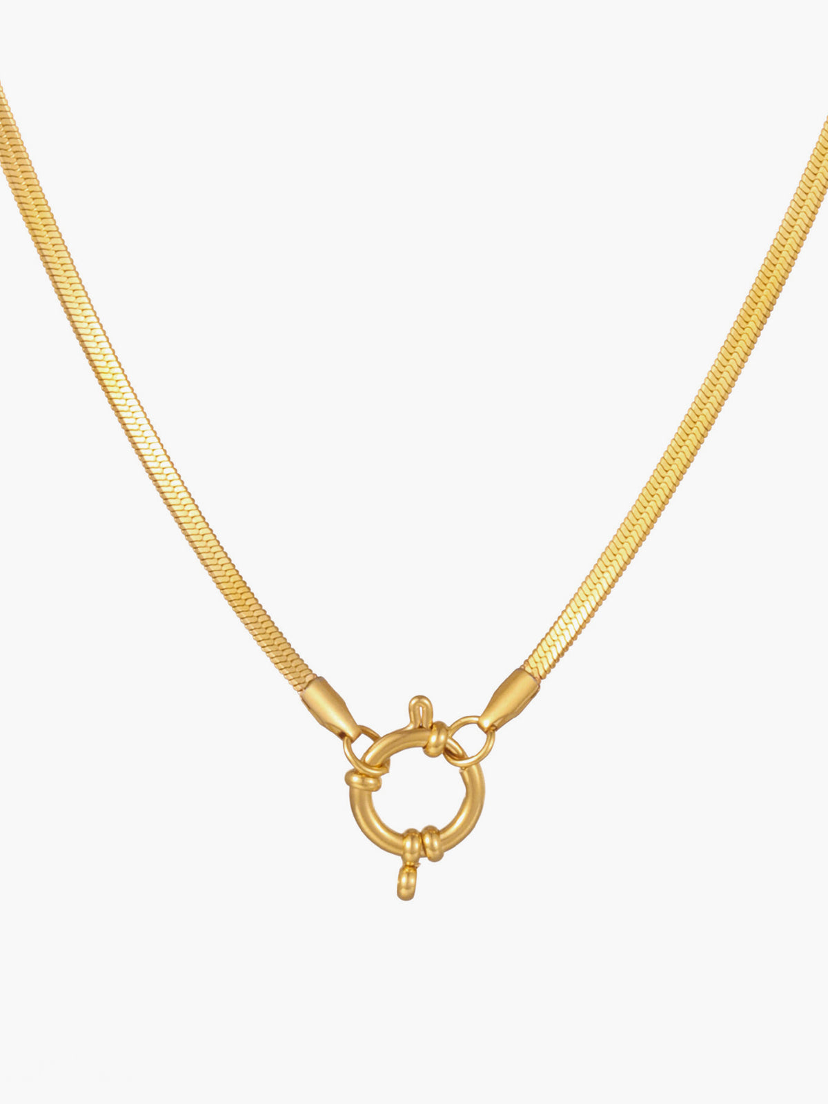 Minimalist Snake-Chain Necklace