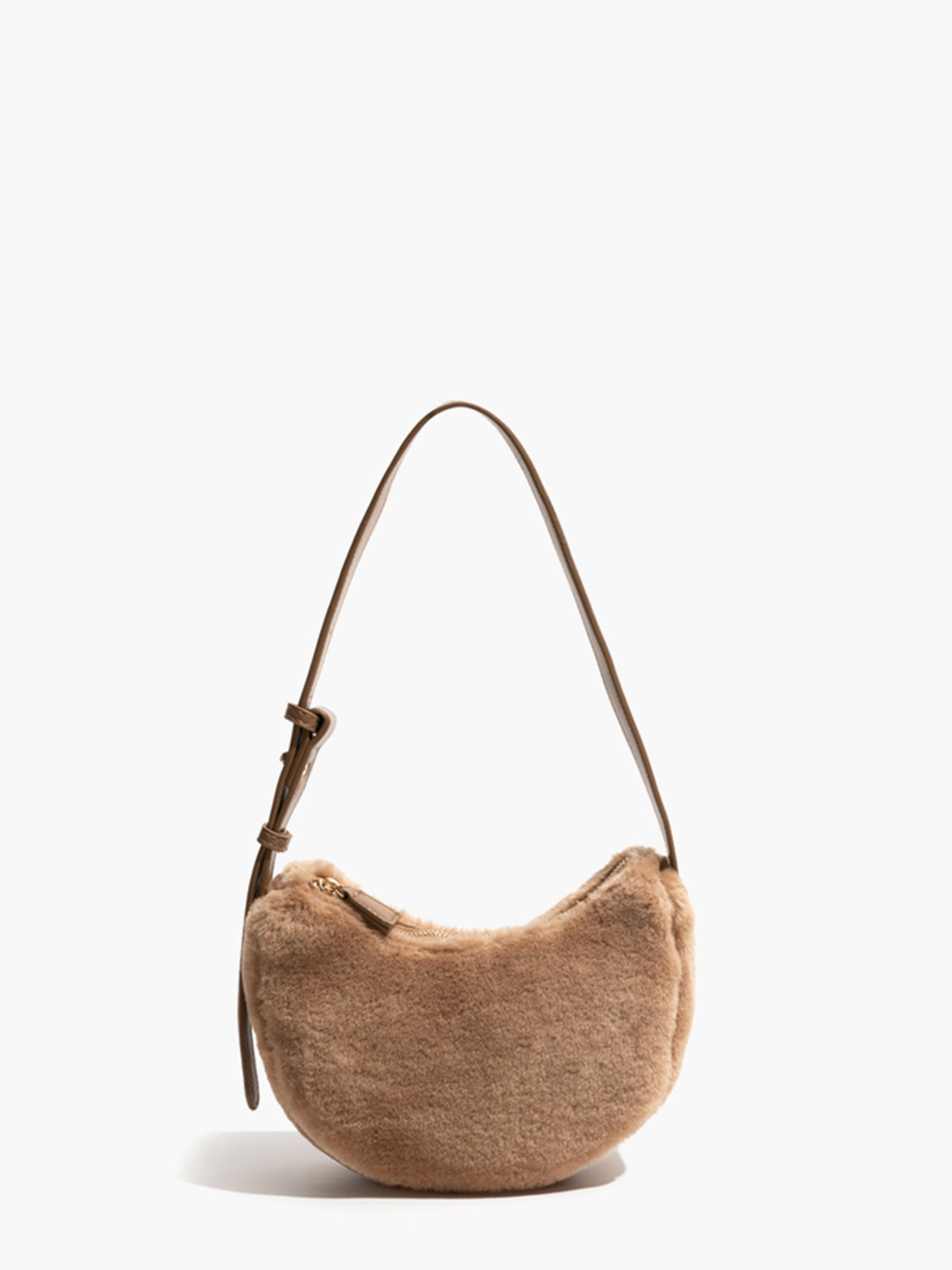 Adjustable Strap Fuzzy Armpit Bag