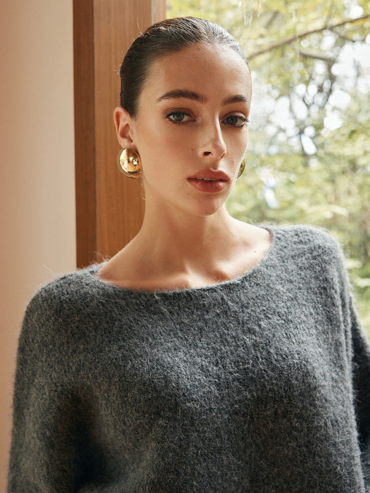 Wool-Blend Versatile Shift Sweater