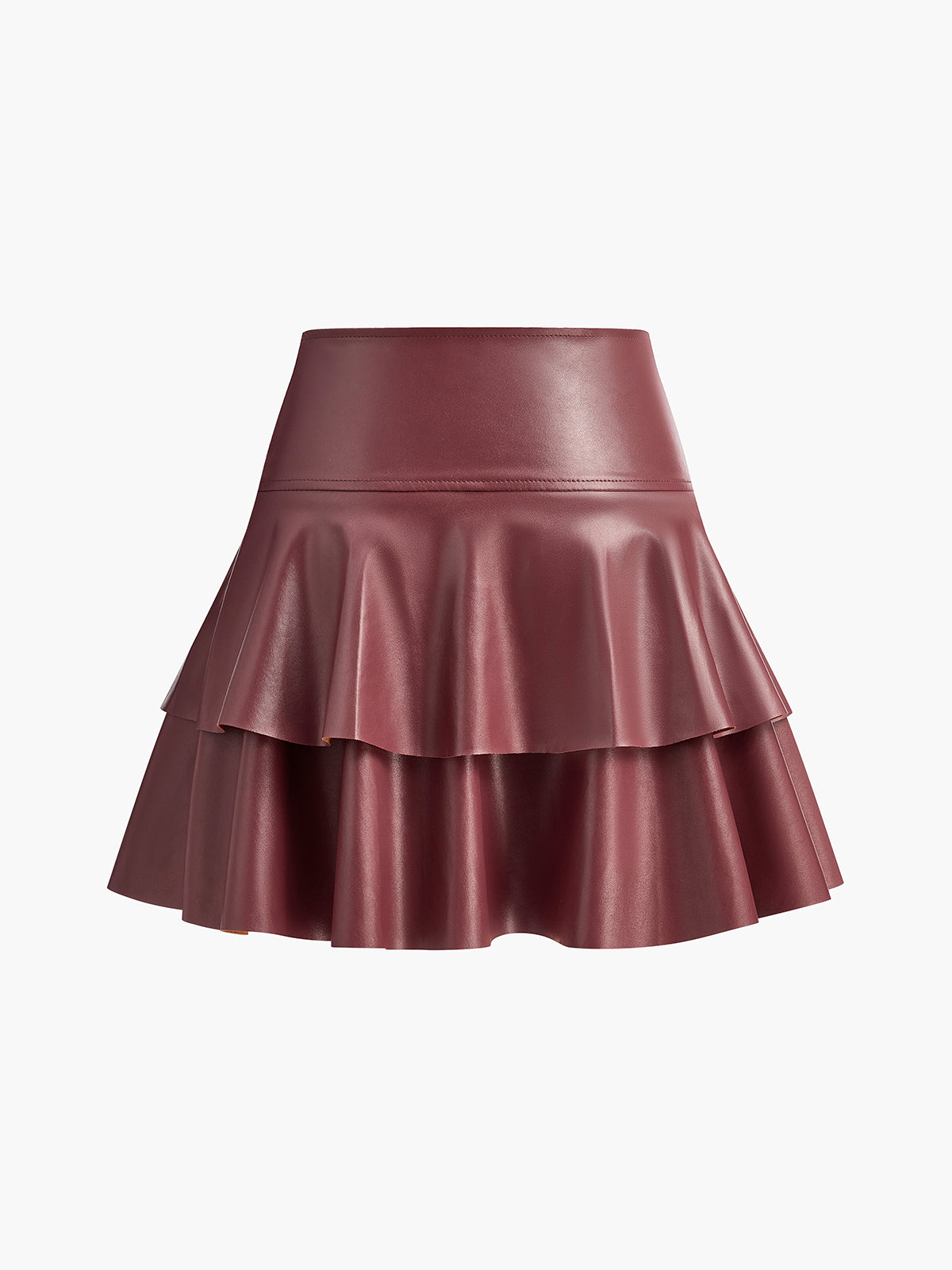 High-Waist Corset Ruffle Skirt