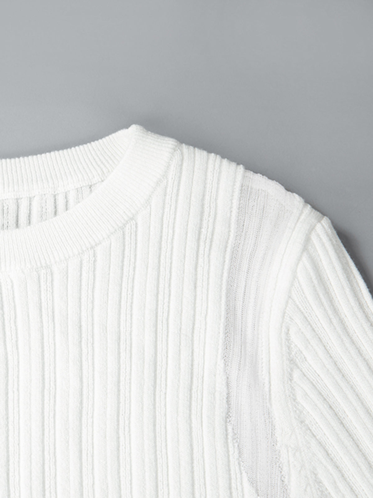 Minimalist Wool-Blend Knit Top