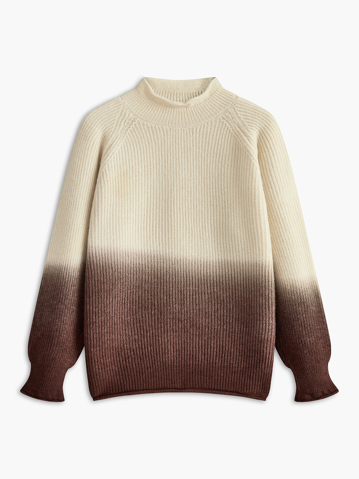 Color Block Ribbed Sweater